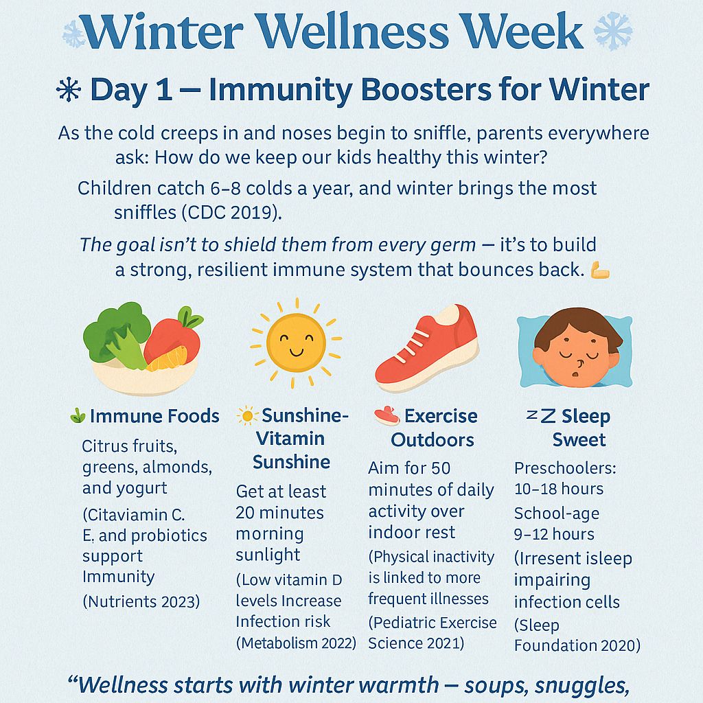 Winter Wellness Week- Healthy, Warm & Happy Kids!