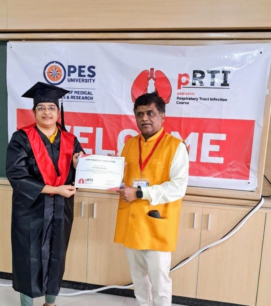 PRTI Pediatric Respiratory Infection Course – Certificate Achievement