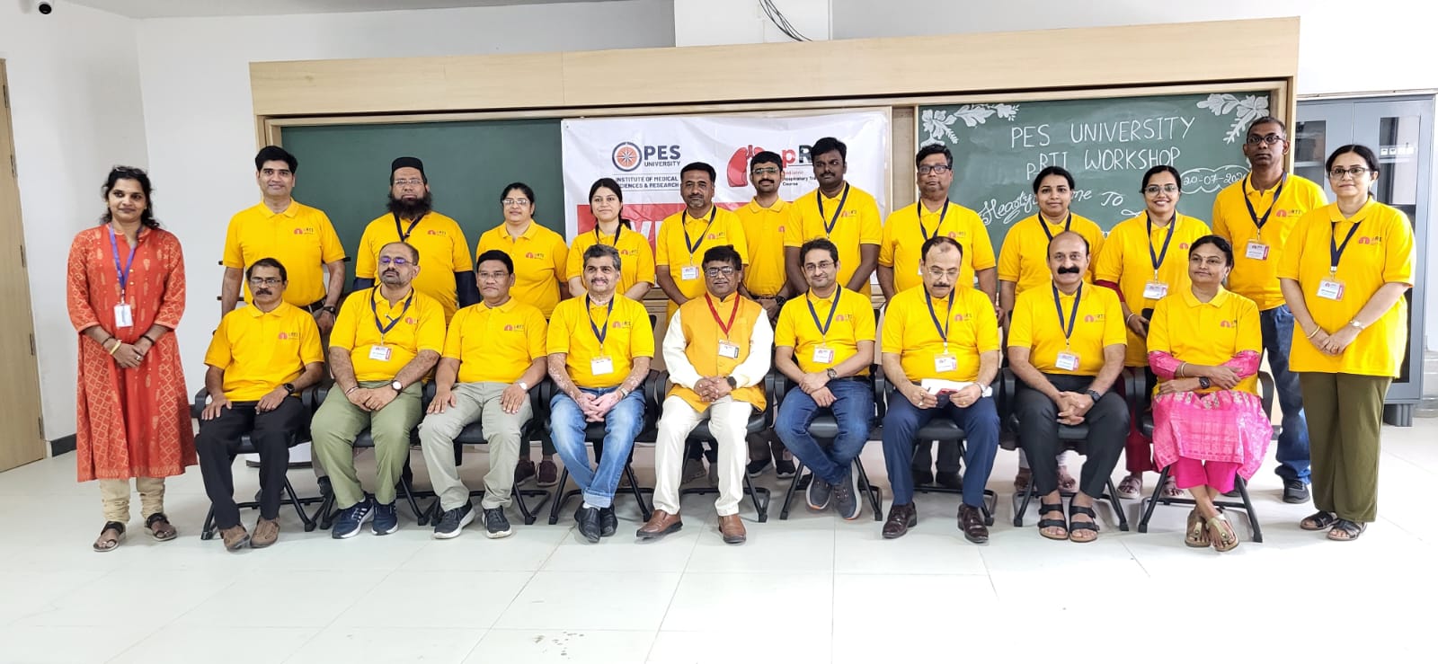 PES University PRTI Workshop – Pediatric Respiratory Care Training