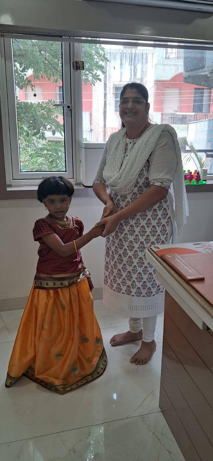 Caring Hands Of A Pediatrician